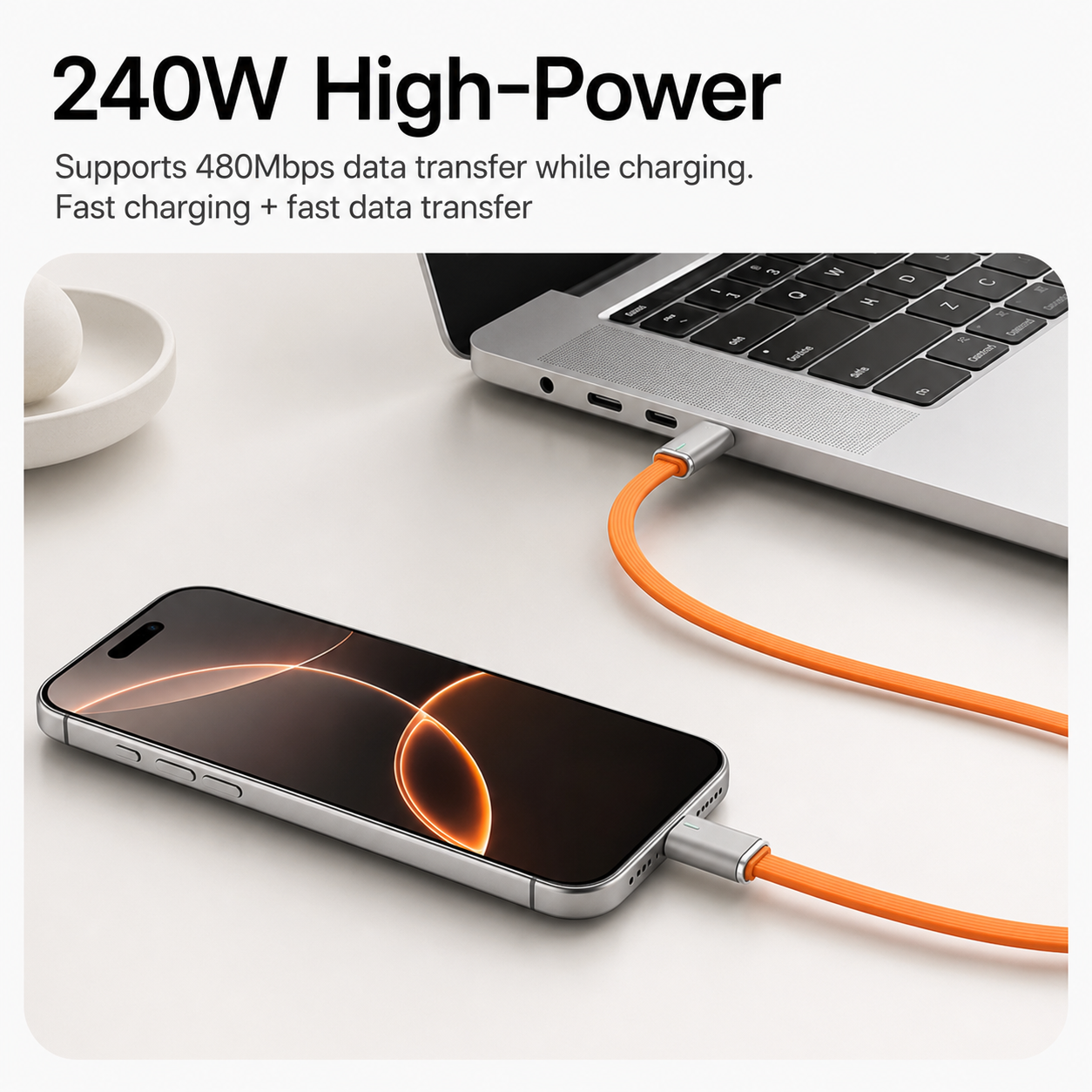 MagLink | Magnetic phone charging 2 in 1 cable and stand