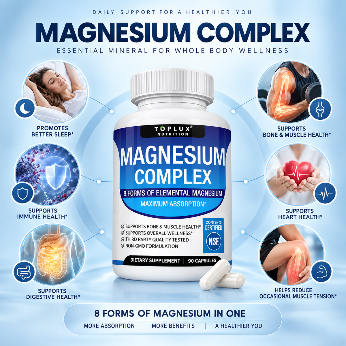 Magnesium Complex | For Mornings You Wake Up Already Tired